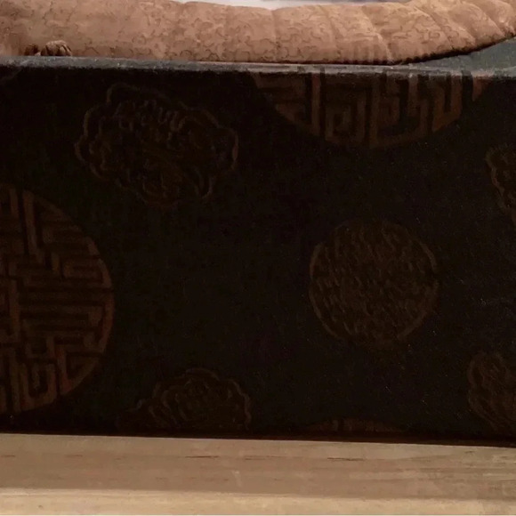 Vintage NWOT Lilli's Shanghai Ritz Carlton Textile Handbag Bamboo Handle - Picture 7 of 10